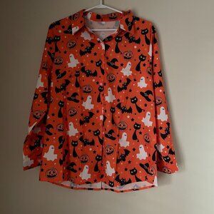 Halloween Button-Up Shirt